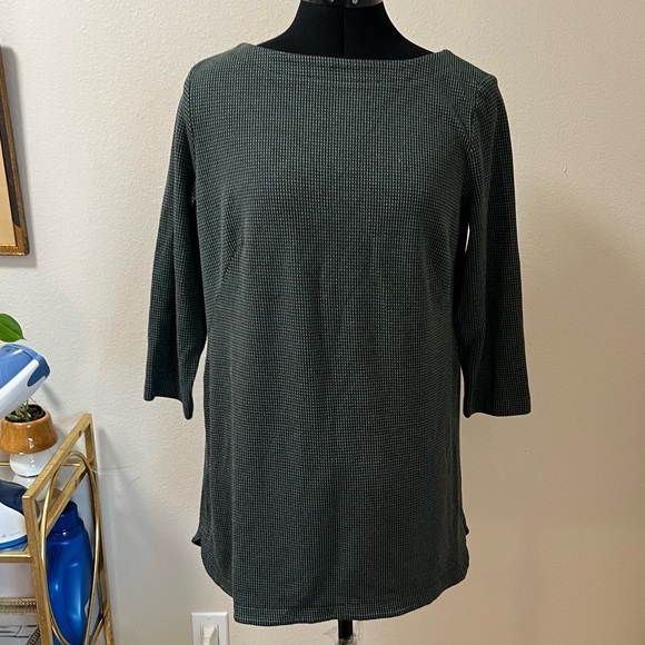 J Jill 3/4 Sleeve Geometric Tunic Size Medium - Picture 1 of 9